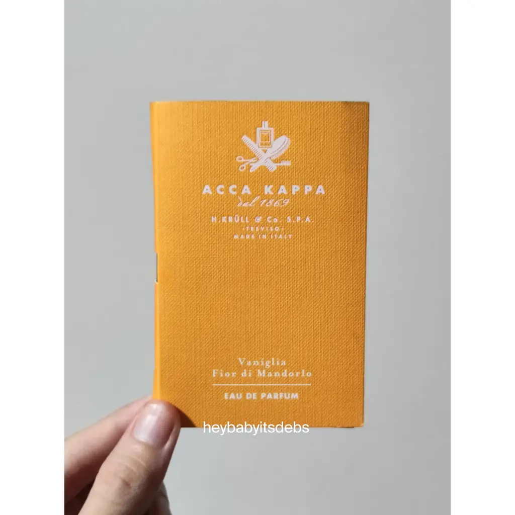 Acca Kappa Vaniglia Fior di Mandorlo Sample Perfume - 1.5ml