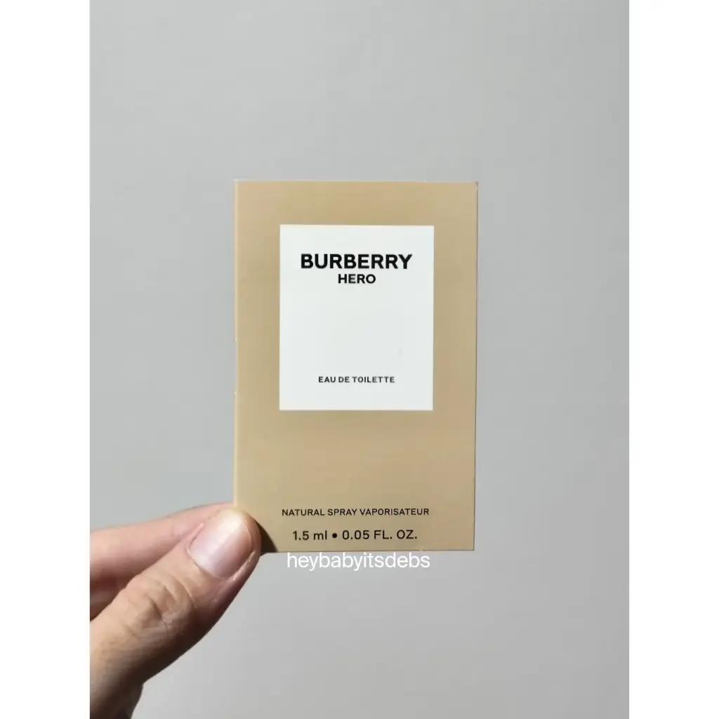 Burberry Hero EDT Sample Perfume - 1.5ml