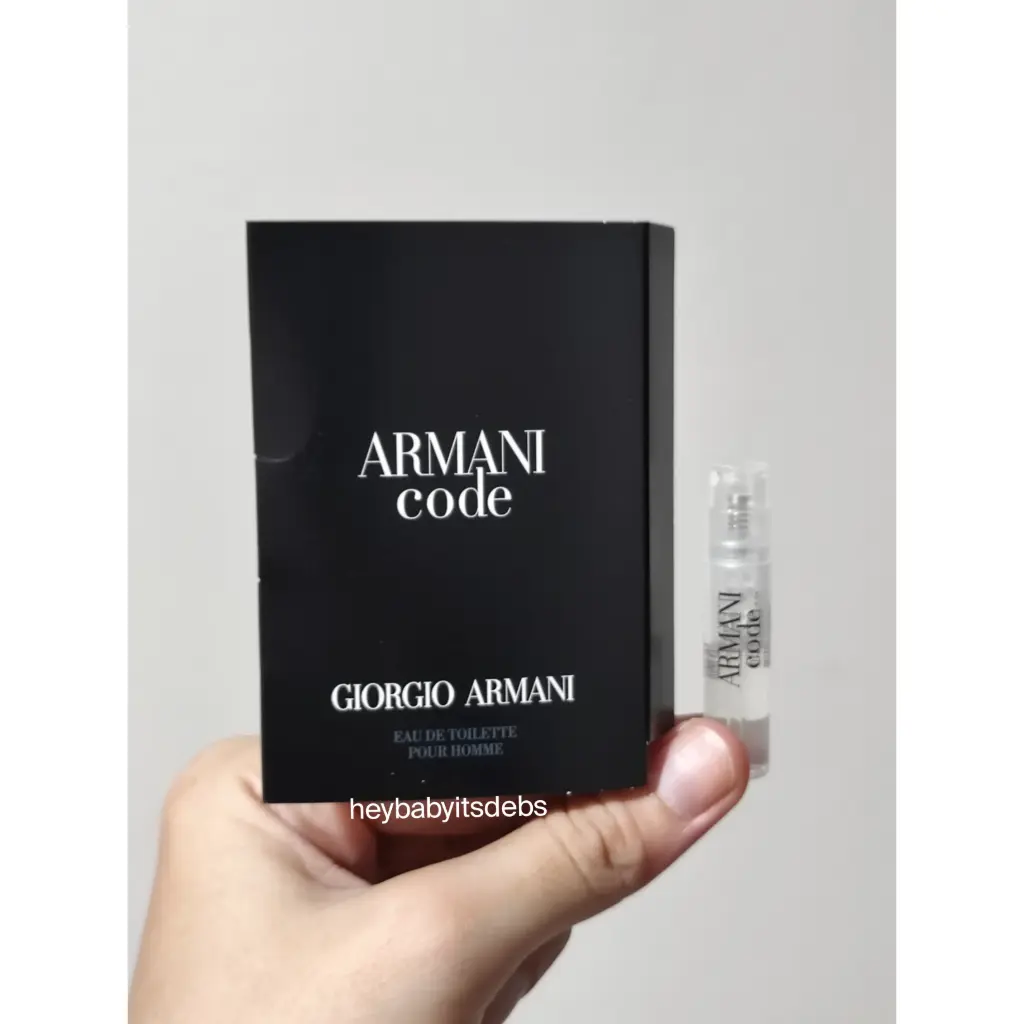 Armani Code (For Men) EDT Sample Perfume - 1.2ml