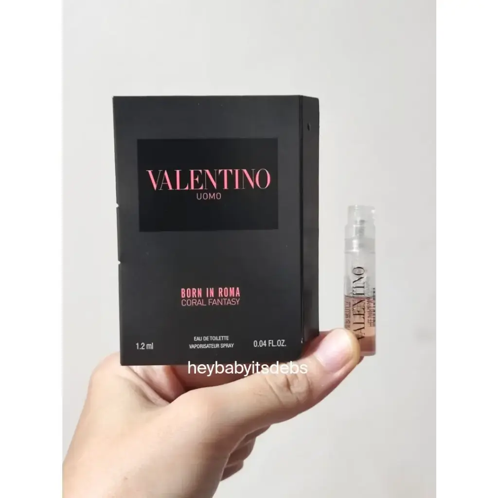 Valentino Uomo Born in Roma Coral Fantasy EDT Sample Perfume - 1.2ml