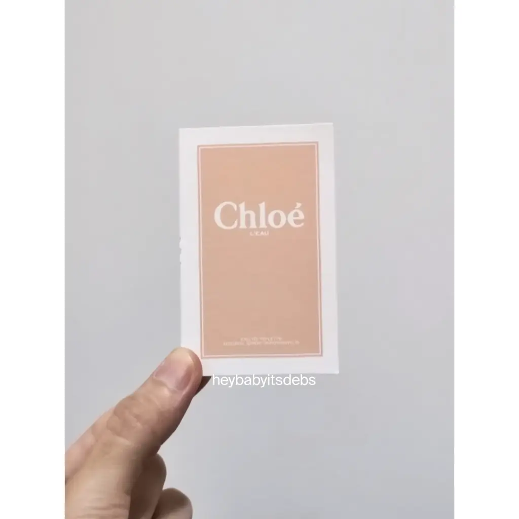 Chloe L'eau EDT Sample Perfume - 1.5ml