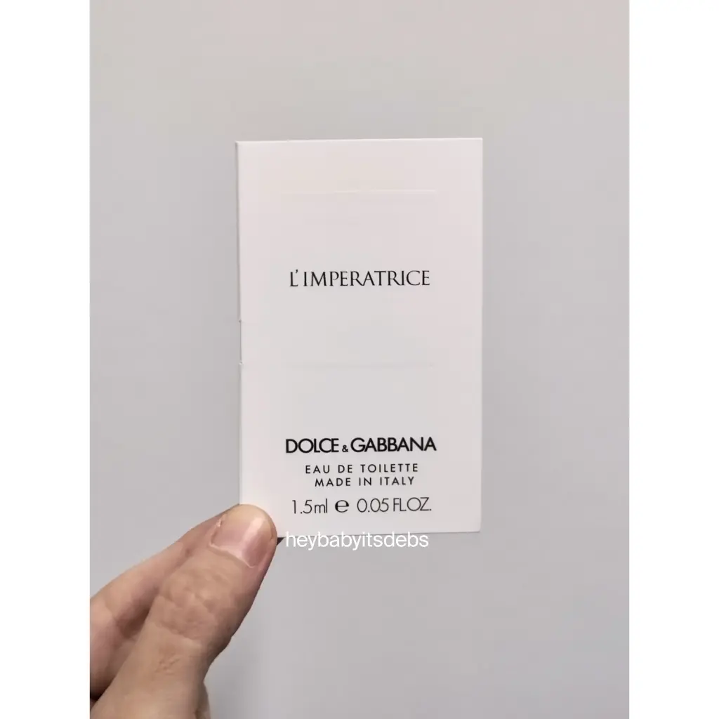 Dolce & Gabbana L'imperatrice Sample Perfume - 1.5ml