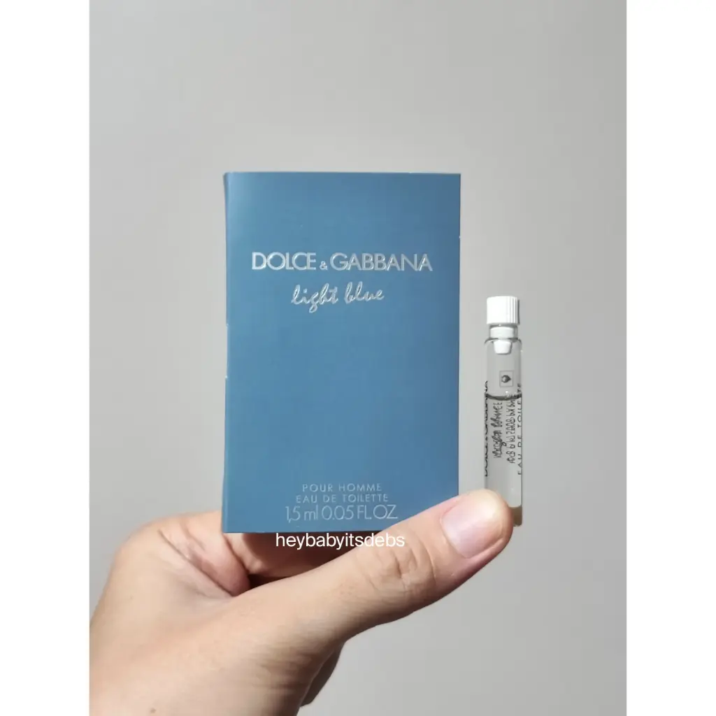 Dolce & Gabbana Light Blue EDT (For Men) Sample Perfume - 1.5ml
