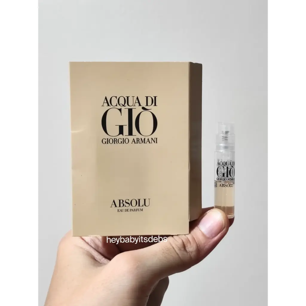 Giorgio Armani Acqua di Gio Absolu EDP Sample Perfume - 1.2ml