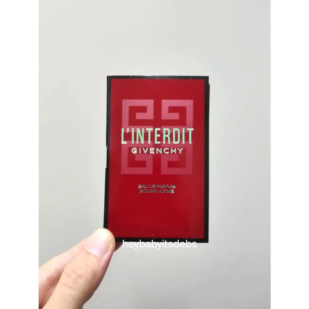 Givenchy L' interdit EDP Rouge Ultime Sample Perfume - 1ml