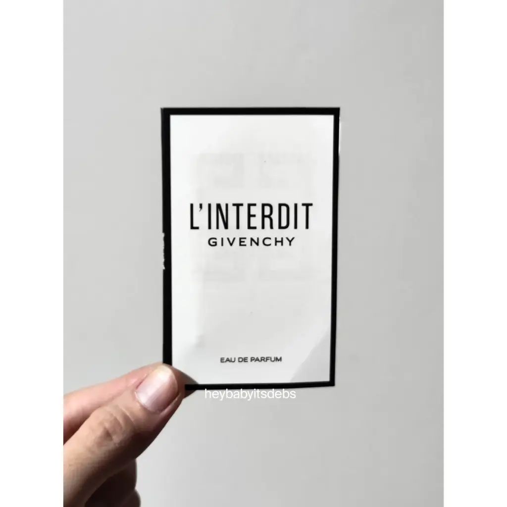 Givenchy L'interdit EDP Sample Perfume - 1ml