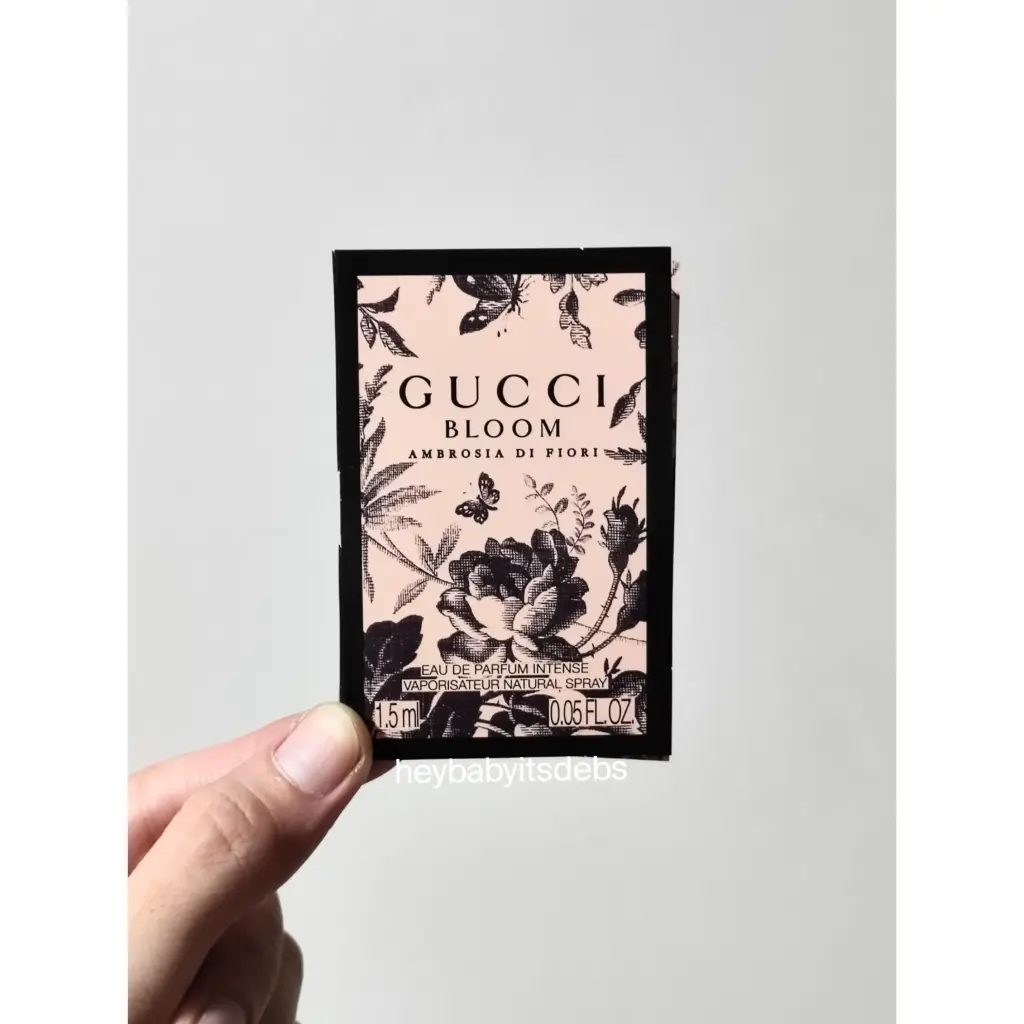 Gucci Bloom Ambrosia di Fiori EDP Intense Sample Perfume - 1.5ml