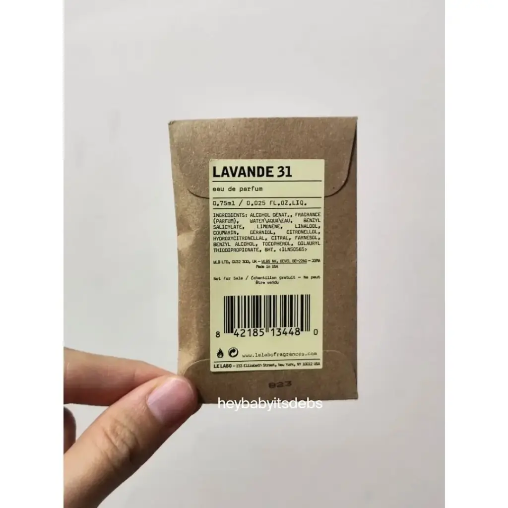 Le Labo Lavande 31 Sample Perfume - 0.8ml