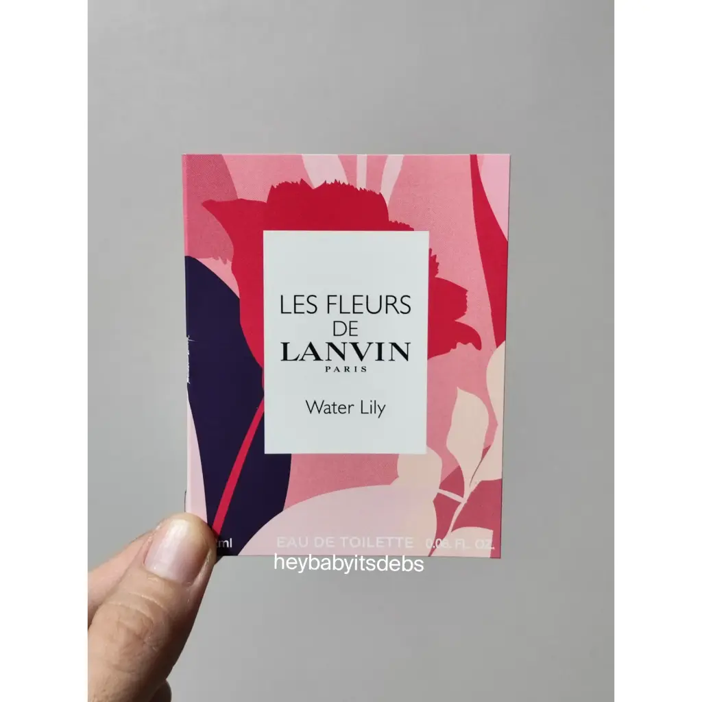 Les Fleurs de Lanvin Water Lily Sample Perfume - 2ml