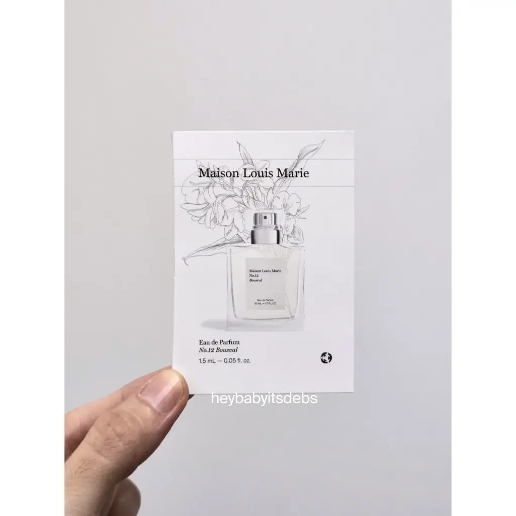 Maison Louis Marie No. 12 Bousval Sample Perfume - 1.5ml
