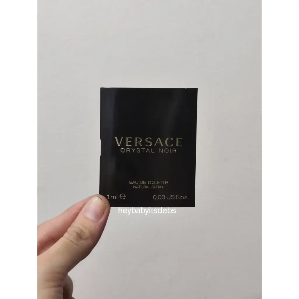 Versace Crystal Noir EDT Sample Perfume - 1ml