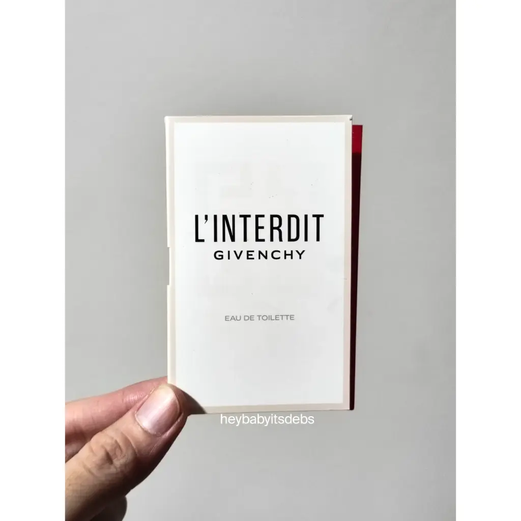 Givenchy L'interdit EDT Sample Perfume - 1ml