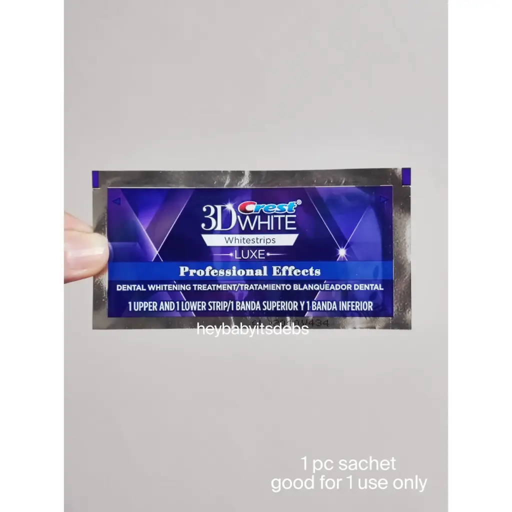 Crest 3d White Teeth Whitening Strips (1 sachet)