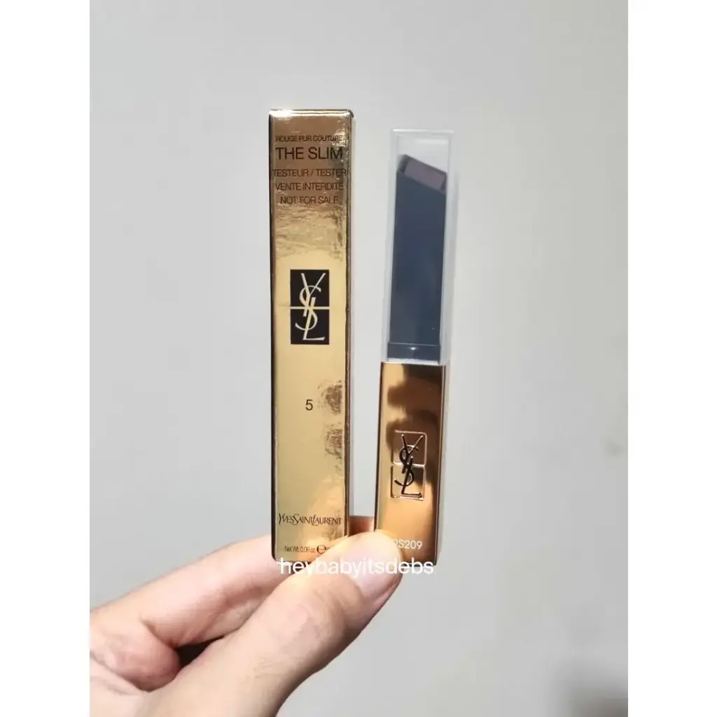 YSL Rouge Pur Couture The Slim in Shade 5 Peculiar Pink - 0.06oz