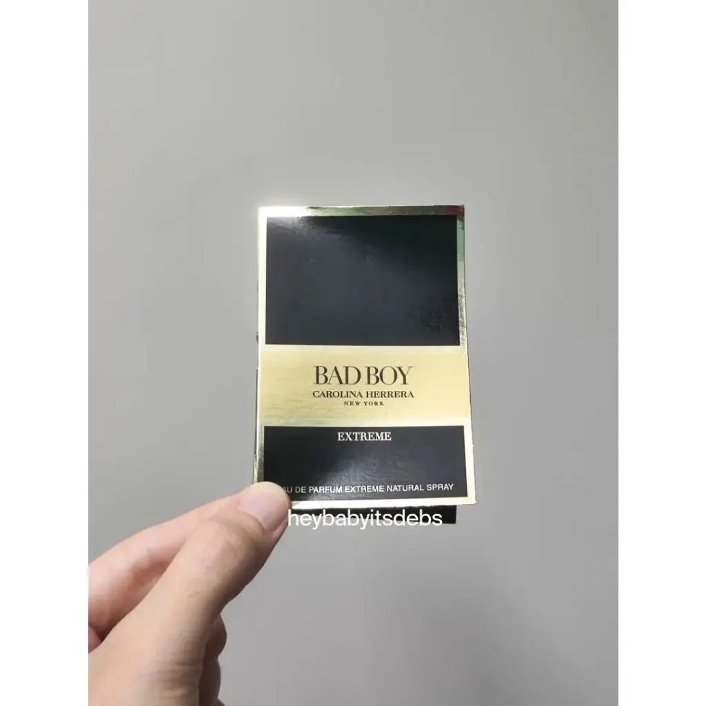 Carolina Herrera Bad Boy EDP Extreme Sample Perfume - 1.2ml