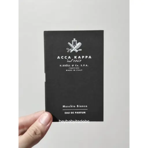Acca Kappa Muschio Bianco Sample Perfume - 1.5ml