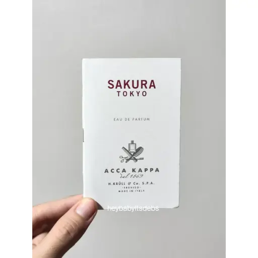 Acca Kappa Sakura Tokyo Sample Perfume - 1.5ml