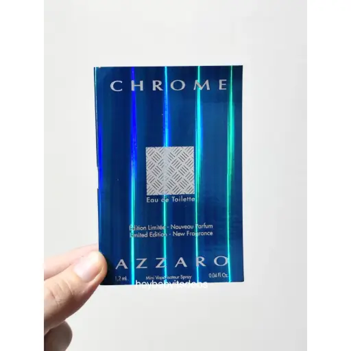 Azzaro Chrome EDT Limited Edition Sample Perfume - 2ml