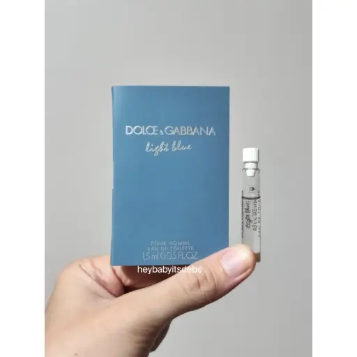Dolce & Gabbana Light Blue EDT (For Men) Sample Perfume - 1.5ml