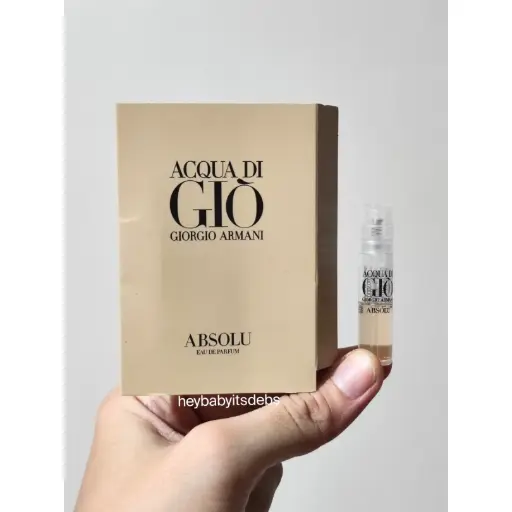 Giorgio Armani Acqua di Gio Absolu EDP Sample Perfume - 1.2ml