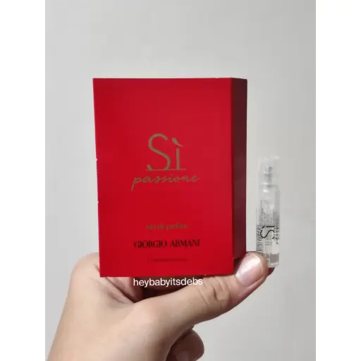 Giorgio Armani Si Passione EDP Sample Perfume - 1.2ml