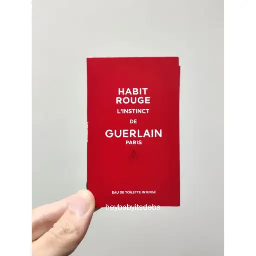 Guerlain Habit Rouge L'instinct EDT Intense Sample Perfume - 1ml