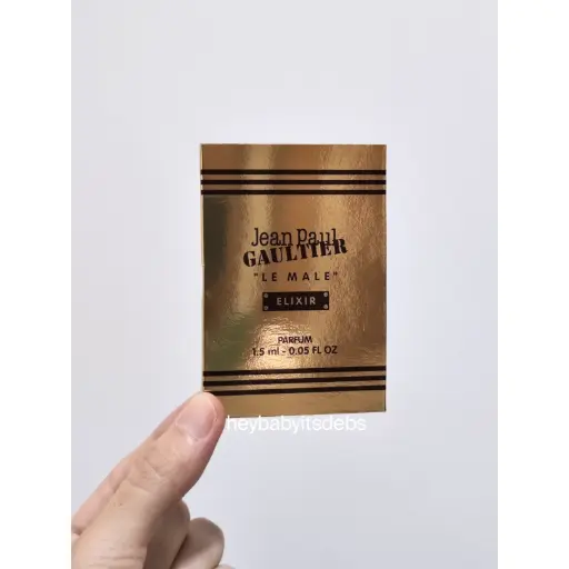 JPG Le Male Elixir Parfum Sample Perfume - 1.5ml