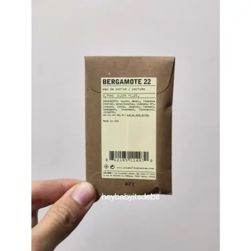 Le Labo Bergamote 22 Sample Perfume - 0.8ml