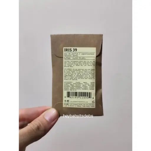 Le Labo Iris 39 Sample Perfume - 0.8ml