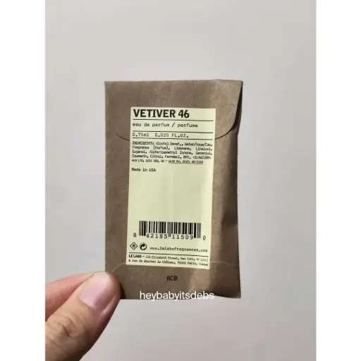 Le Labo Vetiver 46 Sample Perfume - 0.8ml