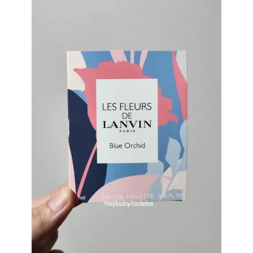 Les Fleurs de Lanvin Blue Orchid Sample Perfume - 2ml
