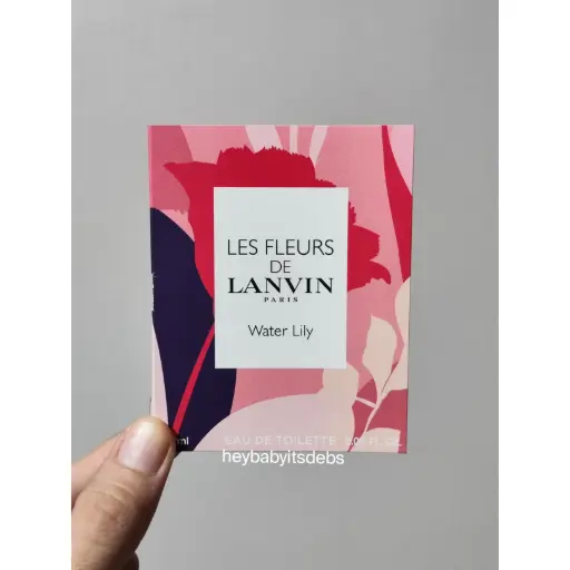 Les Fleurs de Lanvin Water Lily Sample Perfume - 2ml