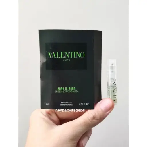Valentino Uomo Born In Roma Green Stravaganza EDP Sample Perfume - 1.2ml