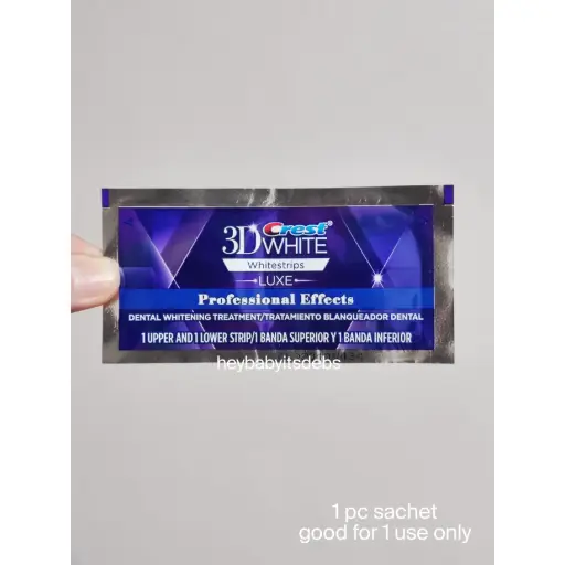 Crest 3d White Teeth Whitening Strips (1 sachet)