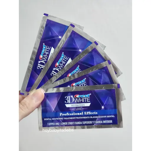 Crest 3d White Teeth Whitening Strips (5 or 10 sachets)